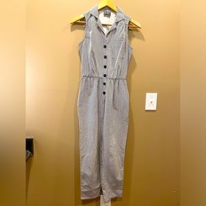 Vintage A. Byer striped jumpsuit